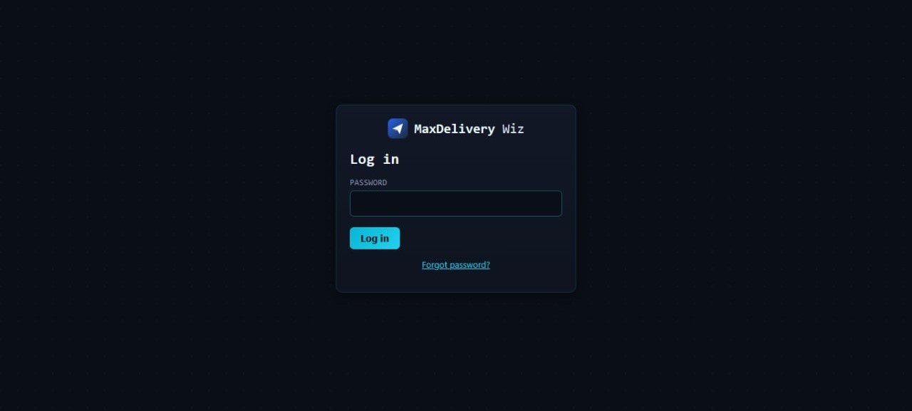 MaxDelivery Wiz screenshot 1