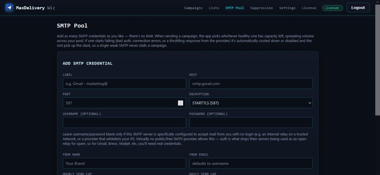 MaxDelivery Wiz screenshot 3