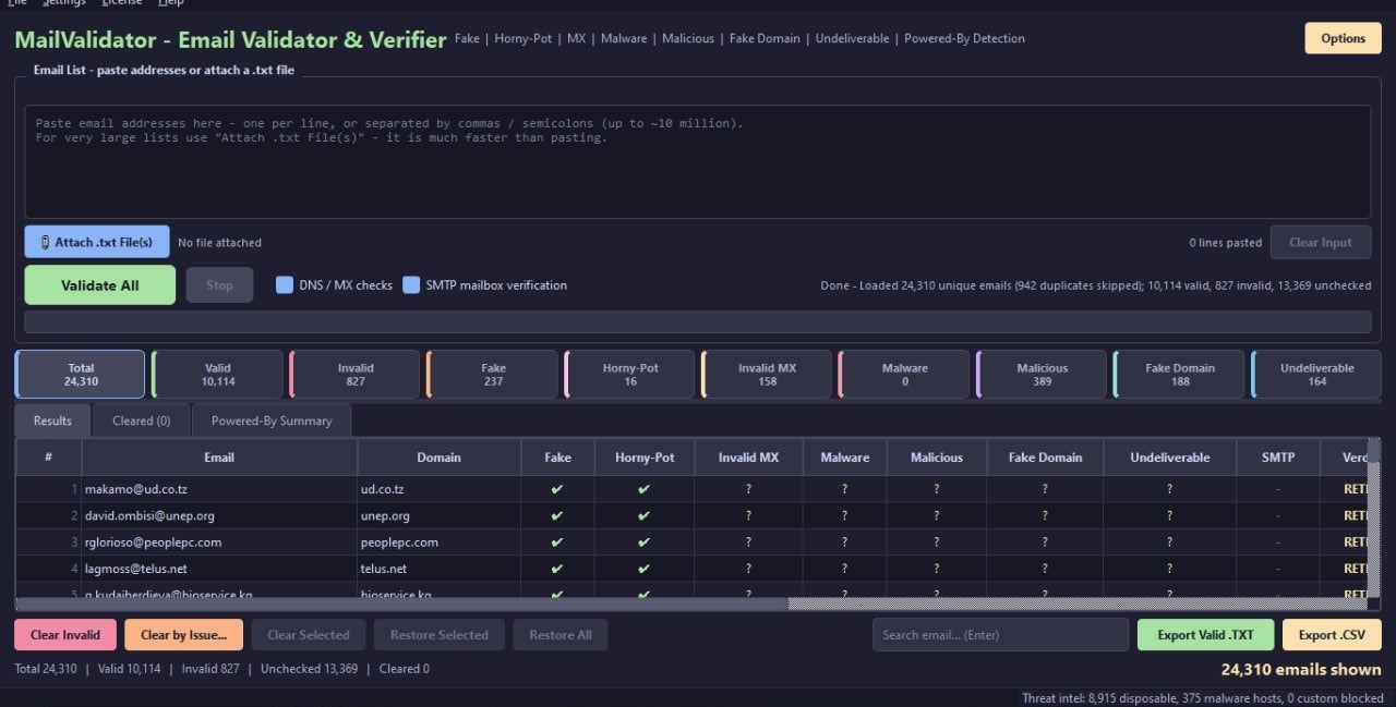 MailValidator — Email Validator & Verifier screenshot 1